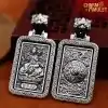 Silver Tibetan amulet Buddha2 10 | Charm and Amulet™