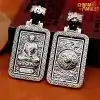 Silver Tibetan amulet Buddha6 6 | Charm and Amulet™