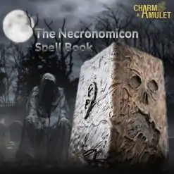 The Necronomicon Book display | Charm and Amulet.