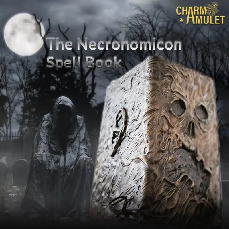 The Necronomicon Book display | Charm and Amulet.