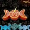 Ritual Candle & Candlestick <br> Triple Goddess Moon Ritual Candle 1 Ritual candle triple moon display 3 goddess Charm and amulet_38