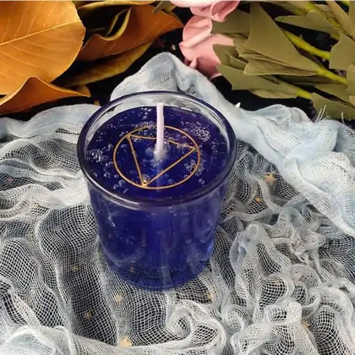 Wiccan-Candle-Gel blue variant | Charm-and-Amulet