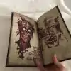 The Necronomicon Book with human blood ink | Charm and Amulet.
